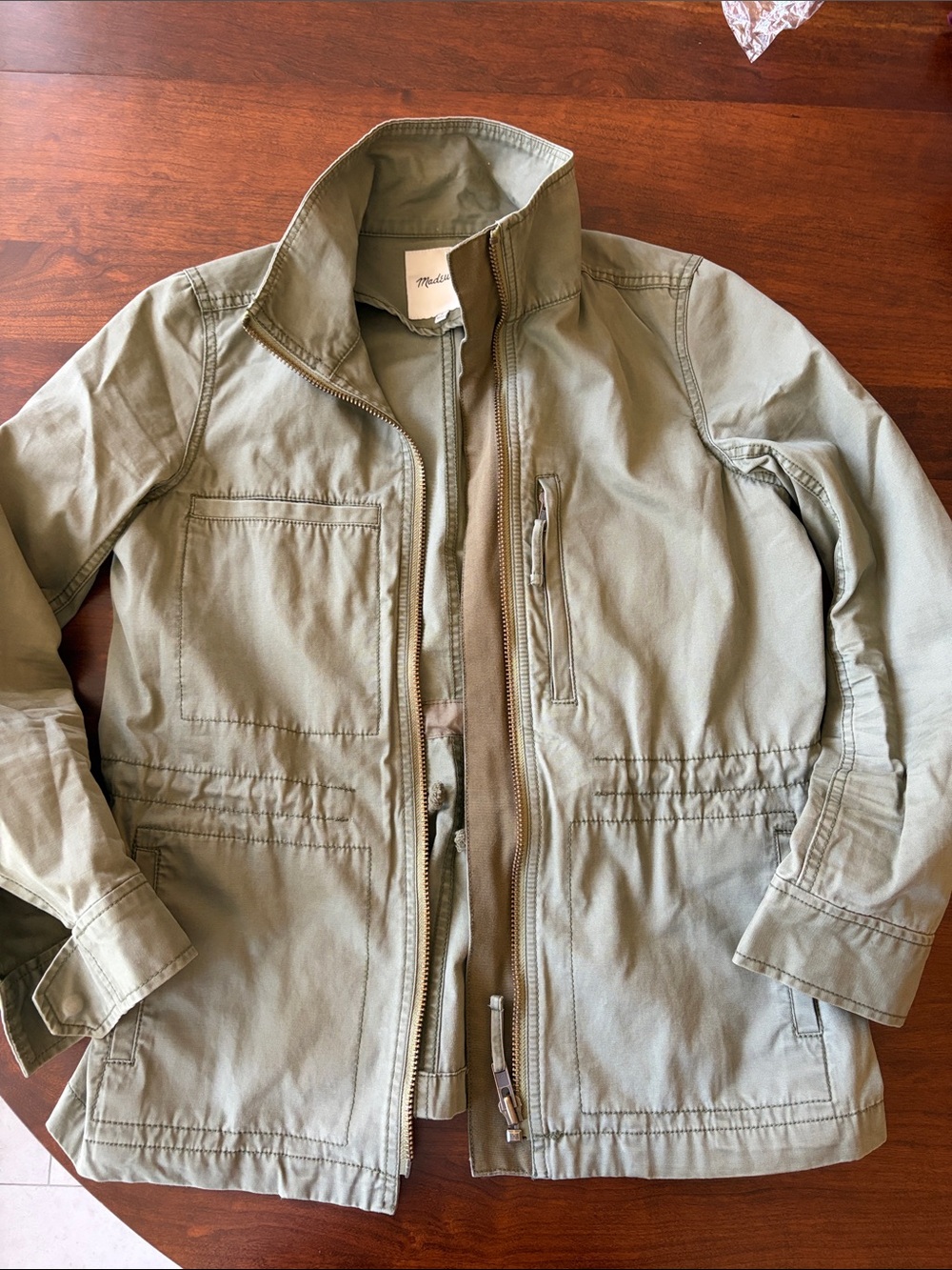 Madewell Olive Utility Field Jacket
